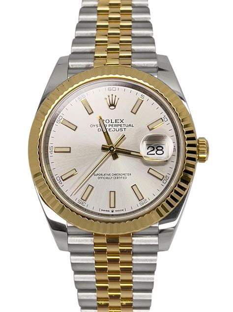 rolex 41mm two tone datejust|rolex datejust 41mm pre owned.